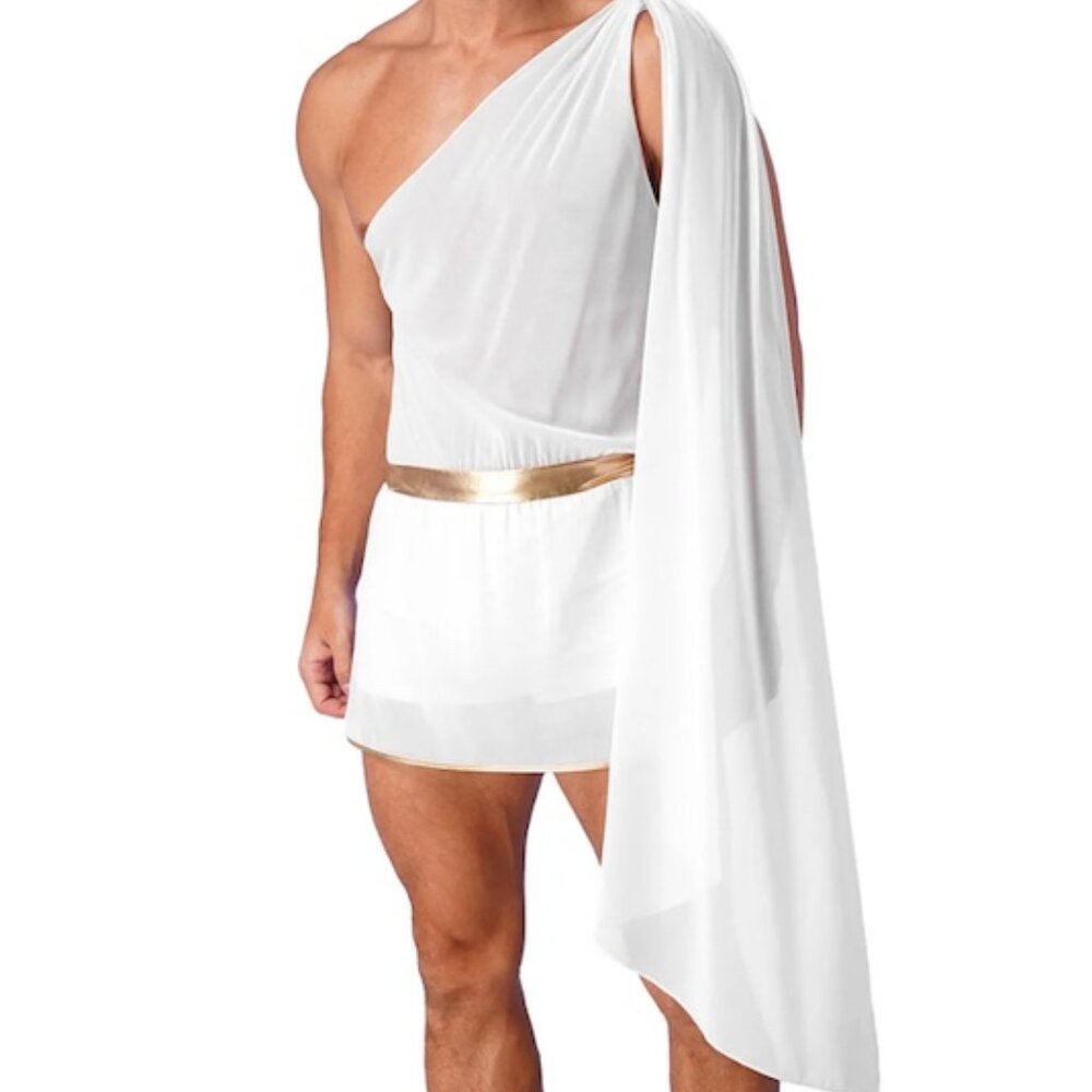 Roman Greek God Gladiator Toga Costume